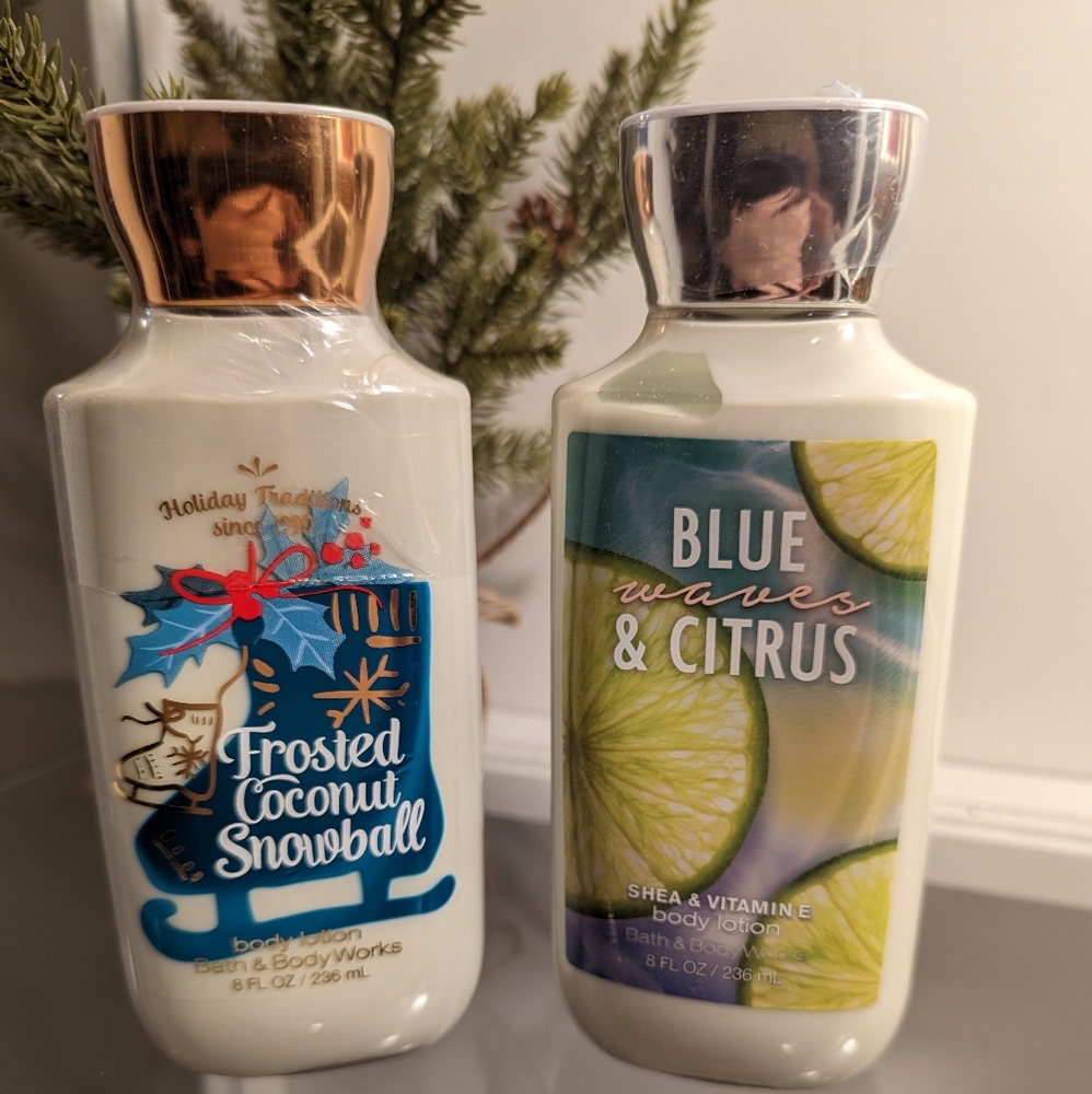 Set of 2 Bath and Body Works lotions